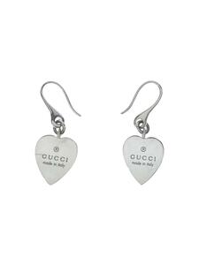 GUCCI◆ピアス/SV925/SLV/レディース/ロゴ/ハート/