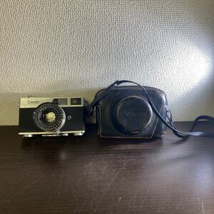 ▲レトロ アナログカメラ Canon camera canonet JAPAN 動作未確認