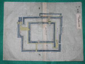 絵図 （城郭図） 山形県 出羽國 米澤城 米沢城 上杉氏（レターパックライト発送）