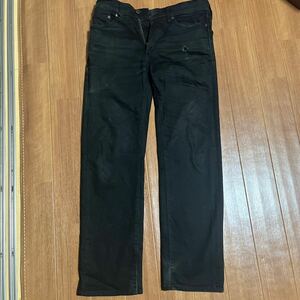 リーバイス ブラックジーンズ LEVI’S ビッグE 505 W30 ジャンク