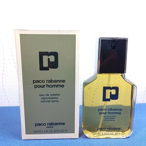 ◆ Paco rabanne pour homme◆パコラバンヌ プール オム◆100ml◆オードトワレ◆ヴァポリザター/スプレータイプ◆レア希少品◆未使用品