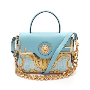 ヴェルサーチ FENDI FENDACE ラ メドゥーサ ブランドオフ VERSACE レザー ハンドバッグ レザー 中古 レディー