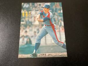 良品　カルビー74年　マーチン（中日）No.80　プロ野球カード