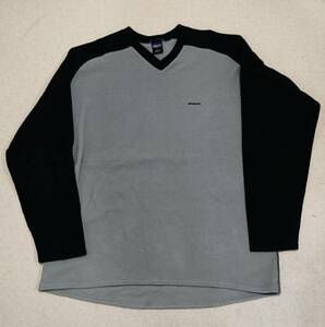 90s パタゴニア CAPILENE Patagonia フリース Vネック レア物 XL USED品