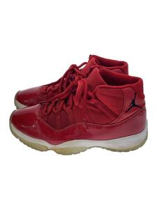 NIKE◆AIR JORDAN 11 RETRO/エアジョーダンレトロ/レッド/378037-623/27cm/RED/エナ