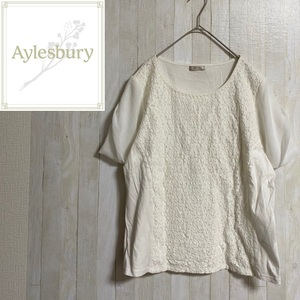 Aylesbury★アリスバーリー★レディース レース 半袖 カットソー★サイズLL　5-228　