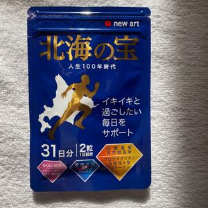 北海の宝　柔軟な関節　肌の潤い弾力アップ　31日分 ニューアート　2025年2月21日