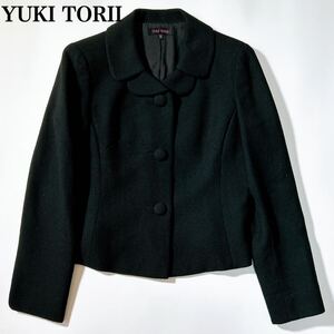 YUKI TORII ユキトリイ ブラックフォーマル ジャケット 礼服 ブラック 黒 M 9 レディース C12515-56