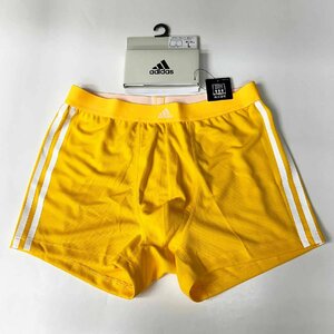 ★L adidas 吸汗速乾ボクサー イエロー 3本ライン