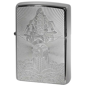 Zippo ジッポライター アマビエ シルバー ＃200 メタルプレート 両面加工 ニッケルメッキ 2MP-アマビエ メール便可