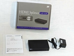 ラトックシステム 3D対応1入力2出力 HDMI分配器 REX-HDSP2A