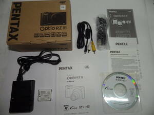 【★PENTAX ペンタックス optio RZ18 ▲取説・ケーブル・元箱・充電器・充電池等付属品のみ★】