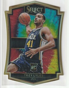 Trey Lyles　15-16　Select　RC Prizm　Tye die　25枚限定　