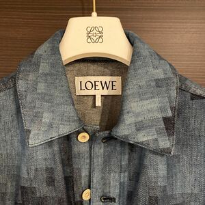 LOEWE ロエベ 本物ピクセレイテッドデニムジャケット42