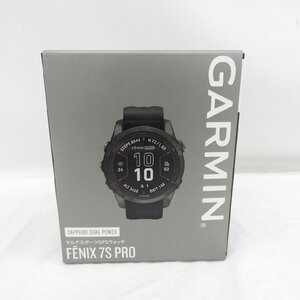 【未使用】GARMIN ガーミン スマートウォッチ fenix 7S Pro Sapphire Dual Power 010-02776-52 42ｍｍ Ti Carbon Gray/Black 11588233 0602