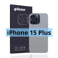 iPhone 15 Plus 背面保護フィルム２枚+カメラフィルム2枚