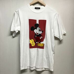 【UNDERCOVER アンダーカバー】UC1C8805 半袖Tシャツ ミッキー 2 ホワイト コットン 2405oki M