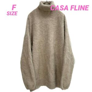 CASA FLINE カーサフライン フォックスハイネックニット 秋 B9268