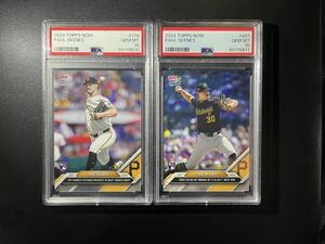 PSA10 paul skenes Topps now 2024 #179 MLBデビュー #201 初勝利 ポール・スキーンズ ドラフト全体1位指名プロスペクト 鑑定番号連番