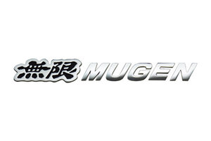 MUGEN 無限 メタルロゴエンブレム クロームメッキ×ブラック ステップワゴン RF3 RF4 2002/10～2002/12