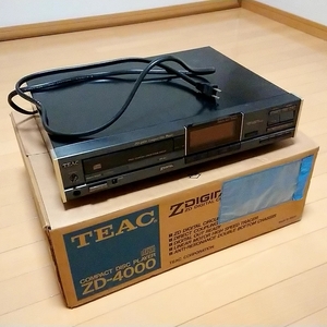 TEAC ティアック CDプレーヤ ZD-4000 元箱付