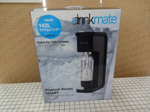 未使用　drinkmate 　ドリンクメイト　マグナムシリ－ズスマ－ト　142L　DRM1004　炭酸水　マットブラック　