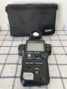 【美品】SEKONIC L-758D DIGITAL MASTER 露出計 カメラ用品 セコニック ケース付き