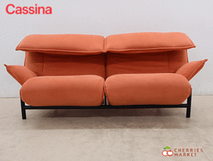 ◆展示品◆ Cassina カッシーナ 123 VERANDA ヴェランダ 2Pソファ/2人掛けソファ/リクライニングソファ ヴィコ・マジストレッティ 81万