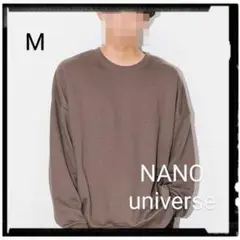 NANO universe【美品】ビッグシルエットクルーネックスウェット