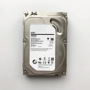 【中古】HDD For SV35 2TB 3.5” SATA 6 Gb/s 64MB 7200RPM For Internal HDD For De