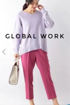 global work グローバルワーク　チェリーピンク　ウツクシルエット