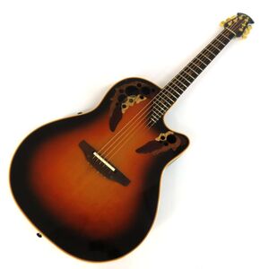 091s☆Ovation オベーション 1868 Elite サンバースト エレアコ エレクトリック・アコースティックギター ※中古