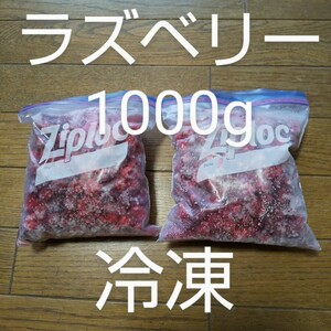 ラズベリー(木苺)約1000g 冷凍発送 無農薬