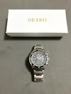 SEIKO クロノグラフ 7T92-0HE0 電池交換済み