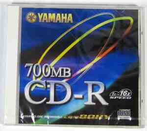 【珍品・未開封】 YAMAHA ヤマハ CD-R 16倍速 700MB 1枚