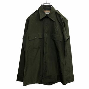 UNITED UNIFORM 長袖シャツ Sサイズ オリーブグリーン 古着卸 アメリカ仕入 t2207-3928