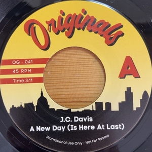 J.C. DAVIS / HELL RAZAH A NEW DAY (IS HERE AT LAST) / PROJECT JAZZ 45