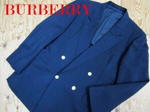 ★バーバリー Burberry★メンズ 刻印金ボタン ダブルブレスト ブレザージャケット ネイビー★R70112018C