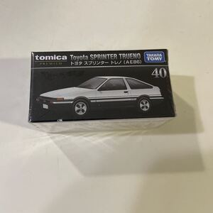 トミカプレミアム 40 トヨタ スプリンター トレノ （AE86） （1/60スケール トミカ 162070）外のフィルムに擦れ傷、外箱に傷ございます。