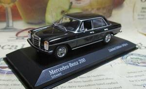 ★レア絶版*世界500台*Minichamps PMA*1/43*1968 Mercedes-Benz 200 ブラック*ポルシェ