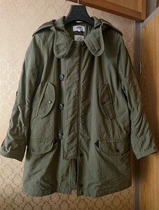 アイジュンヤワタナベ コムデギャルソンマン JUNYA WATANABEMAN 18AW ミリタリー ブルゾン コート ナイロンオックス WB-C902 N-3B