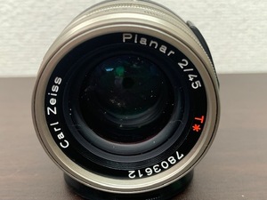 ★コレクター放出★　CONTAX Carl Zeiss Planar 2/45 T* カメラ レンズ AF コンタックス　動作未確認