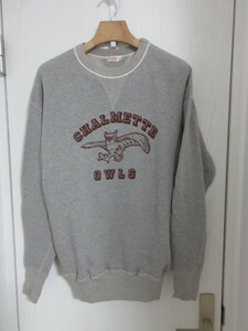 ☆美品☆WAREHOUSE/ウエアハウス　Lot.401　44　XL　CHALMETTE　クルーネック　長袖　人気　トレーナー　トップス　両Vスウェット　メンズ