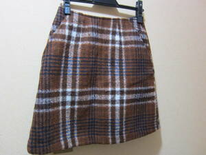 ミルクフェド MILKFED. PLAID MINI SKIRT レディース S 台形スカート ミニ 03193816 ボトム タ416