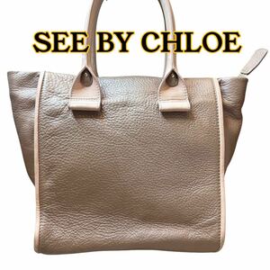 SEE BY CHLOE シーバイクロエ レザー ハンドバッグ