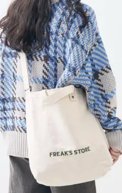 FREAK’S STORE ビッグ 2WAYショルダーバッグ/トートバッグ