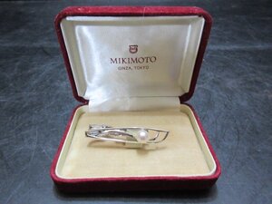 MIKIMOTO　ミキモト真珠　SILVER台　ネクタイピン