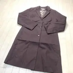 730☆ BROOKS BROTHERS ロングコート レディース M ブラウン