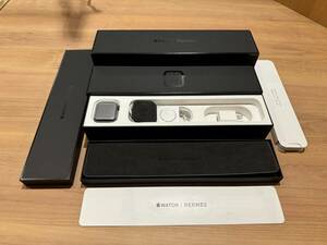 【本体アップル交換未使用品】Apple Watch Series 5 HERMES 44mm 限定盤BLACK BOX (Space Black Stainless Steel Case / Noir Single Tour)