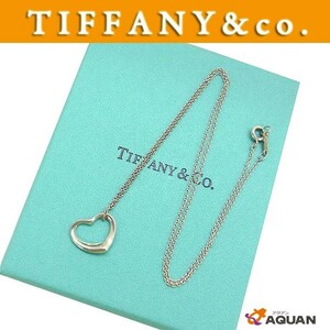 TIFFANY&CO. ティファニー オープンハート S ネックレス ペンダント シルバー SV925 アクセサリー 6383